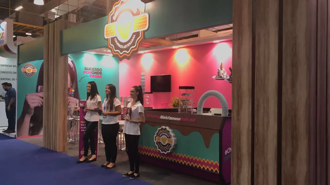 Estande da Seu Churros na ABF Expo 2017